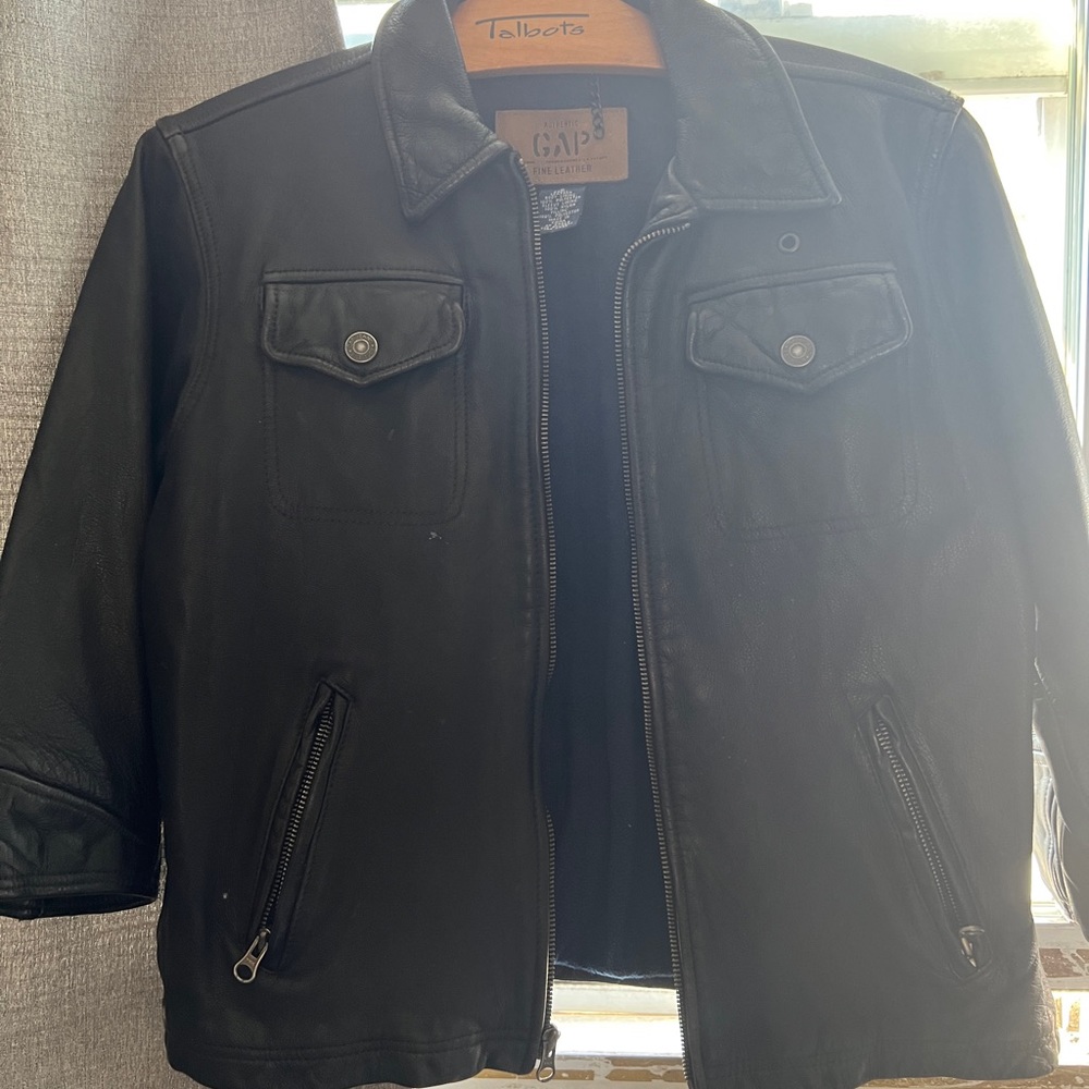 Men’s GAP Gorgeous Leather oversized coat